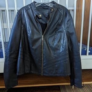 Lane Bryant Faux Leather Moto Jacket 14/16